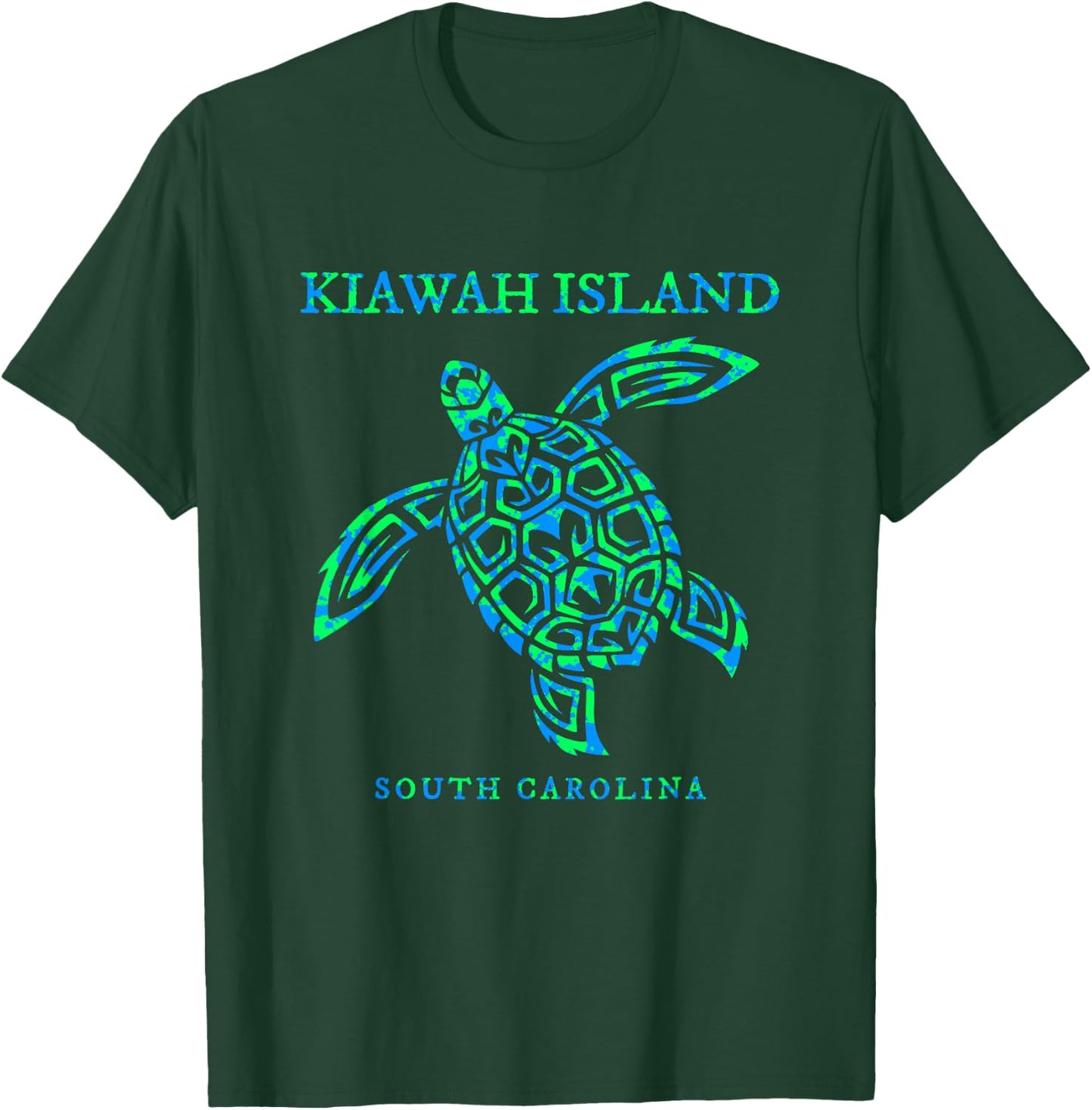 Kiawah Island South Carolina Sea Turtle Souvenir Boys Girls T-Shirt - T-Shirt | Forest