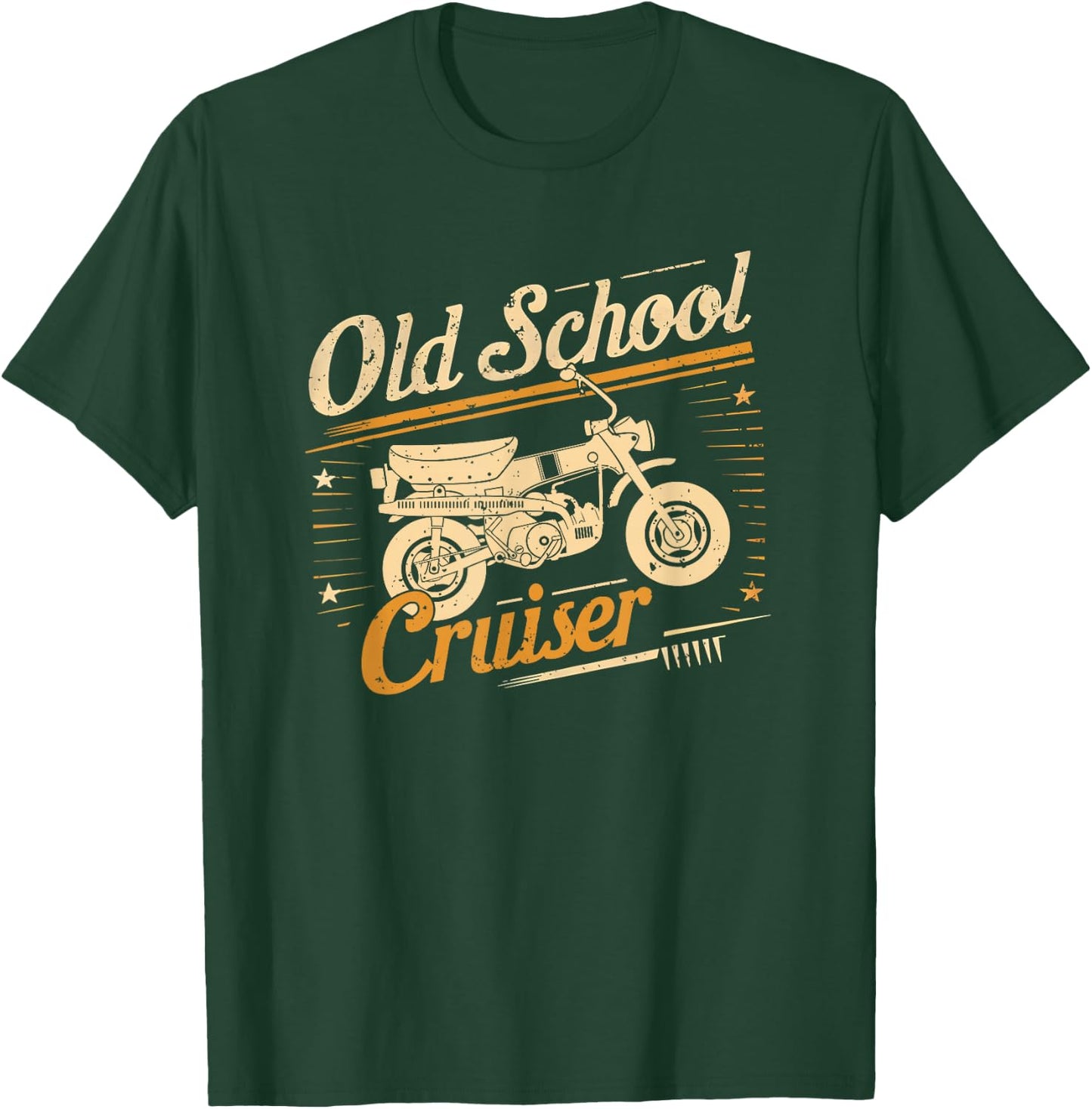 Dax Trail70 CT70 Moped Motorbike Retro T-Shirt - T-Shirt | Forest