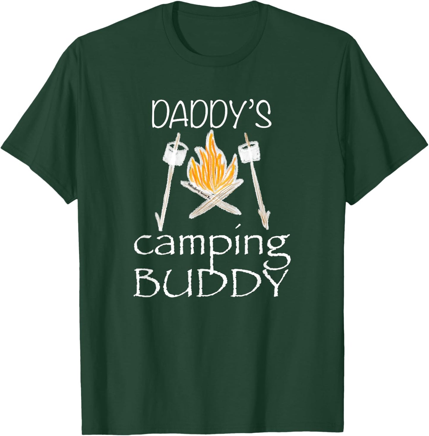 Daddy's camping buddy T-Shirt - T-Shirt | Forest