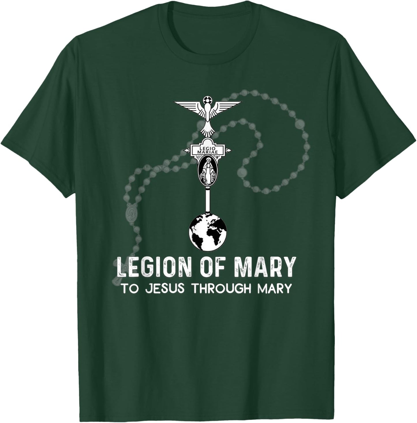 Legion Of Mary Our Lady Catholic T-Shirt - T-Shirt | Forest