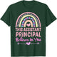 This Assistant Principal Believes In You Rainbow Cute School T-Shirt - T-Shirt | Forest