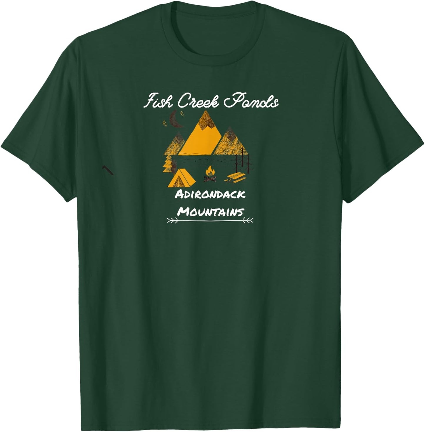 Fish Creek Ponds Adirondacks T-Shirt - T-Shirt | Forest