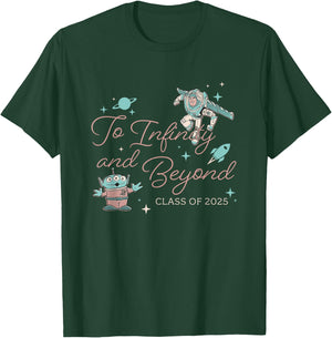 Disney Pixar Toy Story To Infinity And Beyond Retro Logo T-Shirt - T-Shirt | Forest