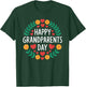 Happy Grandparents Day Wreath Grandpa Grandma Decorate Gifts T-Shirt - T-Shirt | Forest