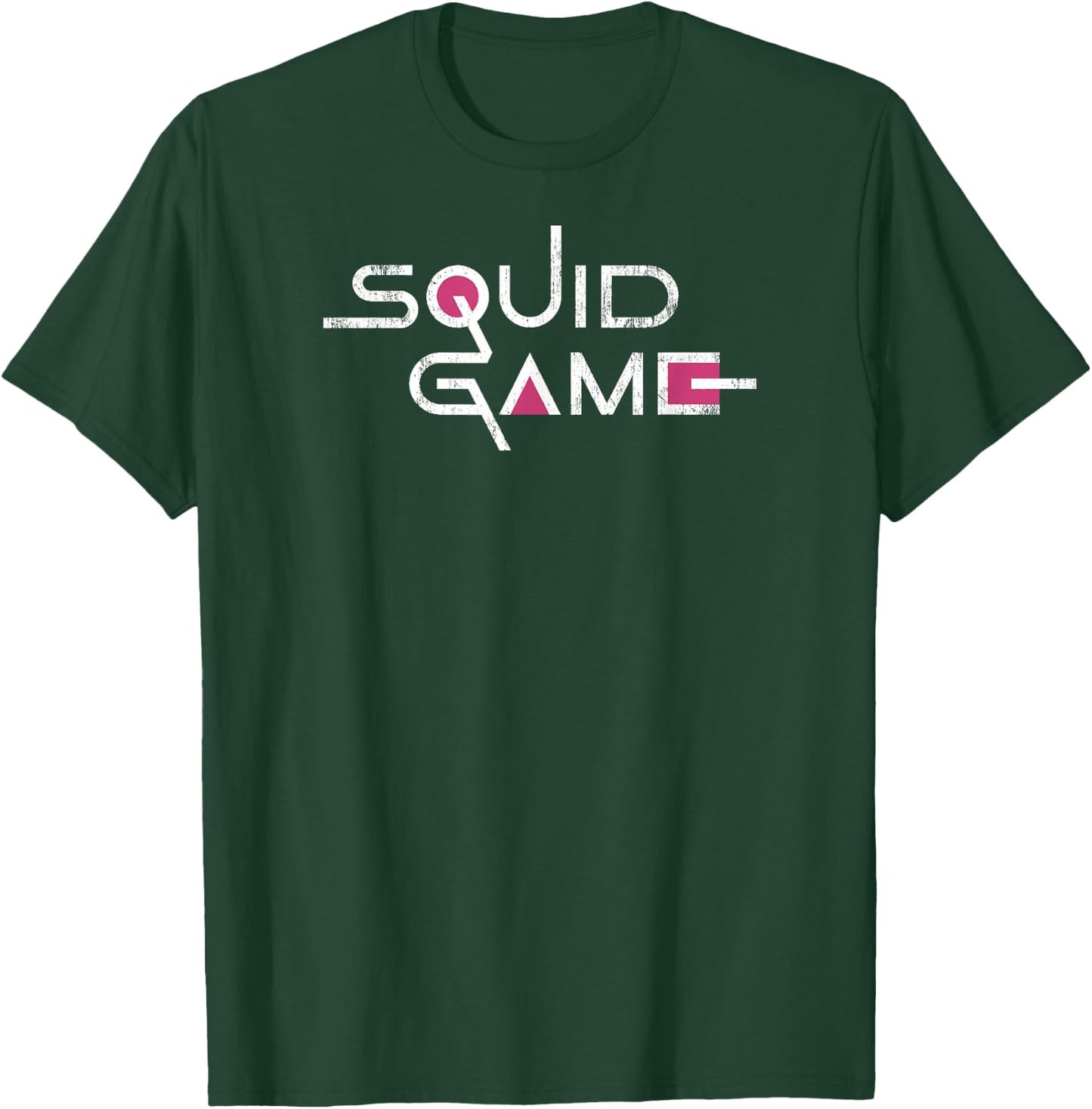 Squid Game English Title Logo T-Shirt - T-Shirt | Forest
