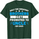 Greatest Brothers Get Promoted To Uncle Est.2025 Fathers Day T-Shirt - T-Shirt | Forest