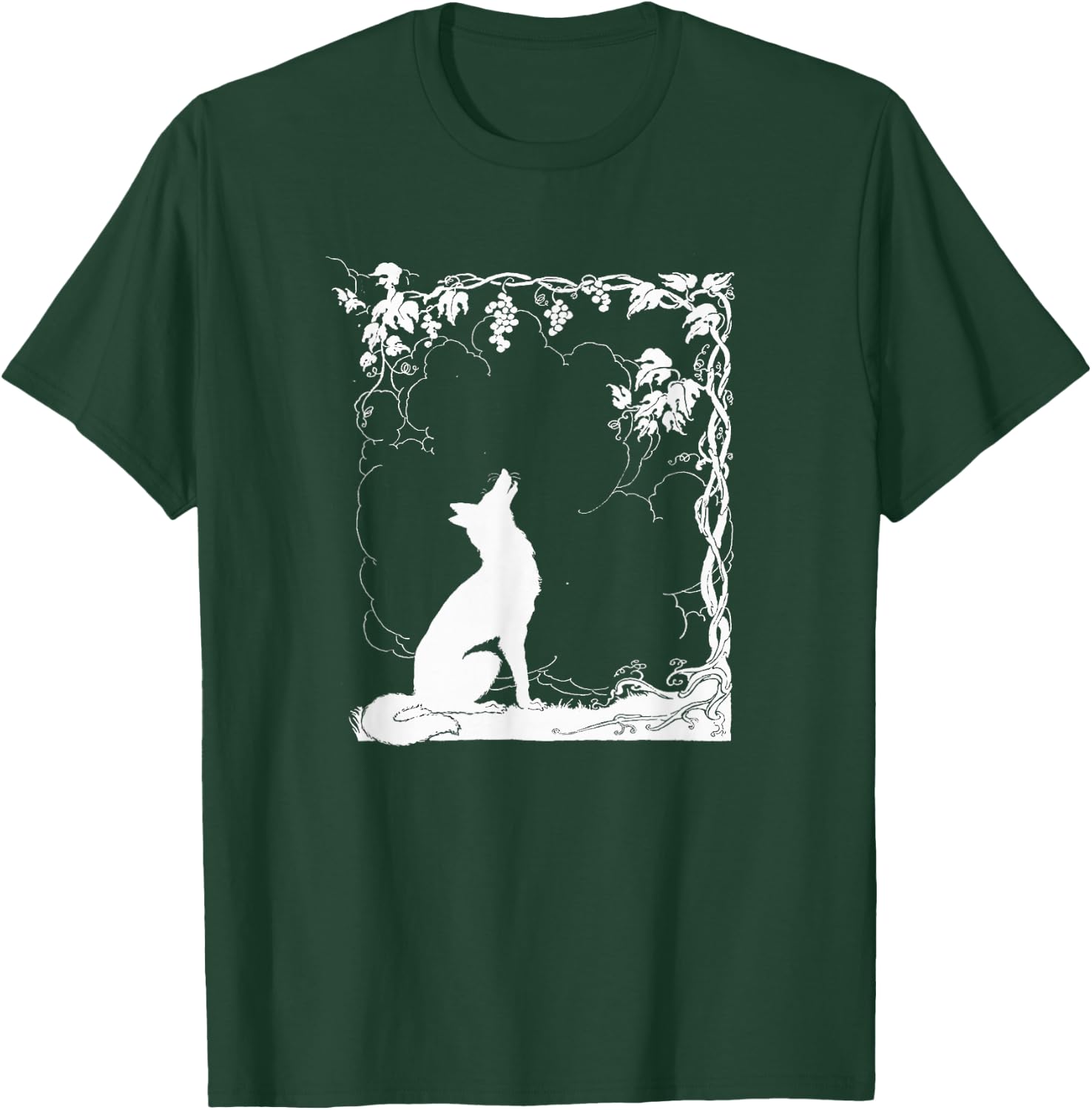 The Fox and the Grapes - Aesop's Fables T-Shirt - T-Shirt | Forest