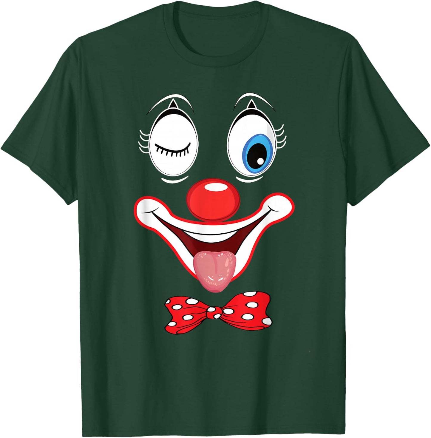 Carnival Clown Face Circus Costume Kids Men Women Carnivals T-Shirt - T-Shirt | Forest