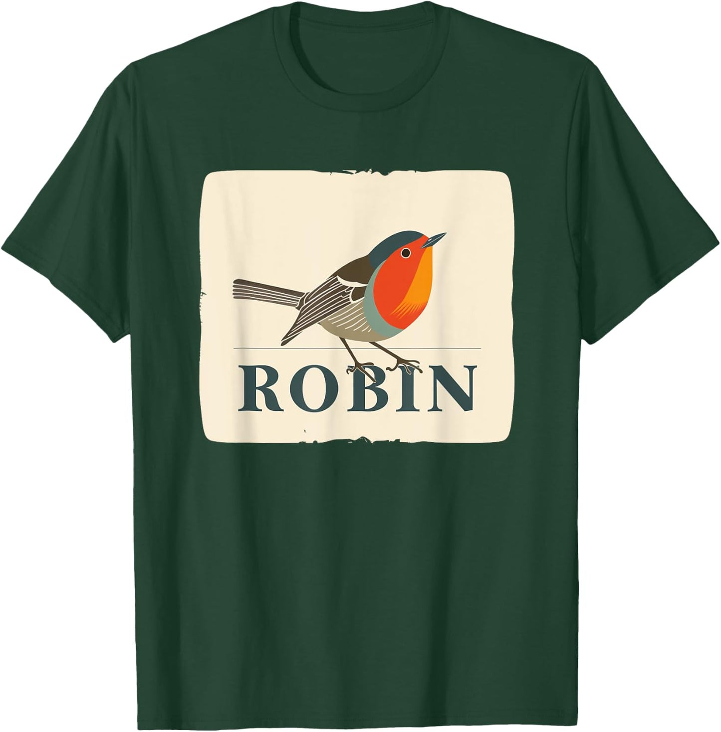 Awesome vibrant Robin Bird for colorful Animals Lovers T-Shirt - T-Shirt | Forest