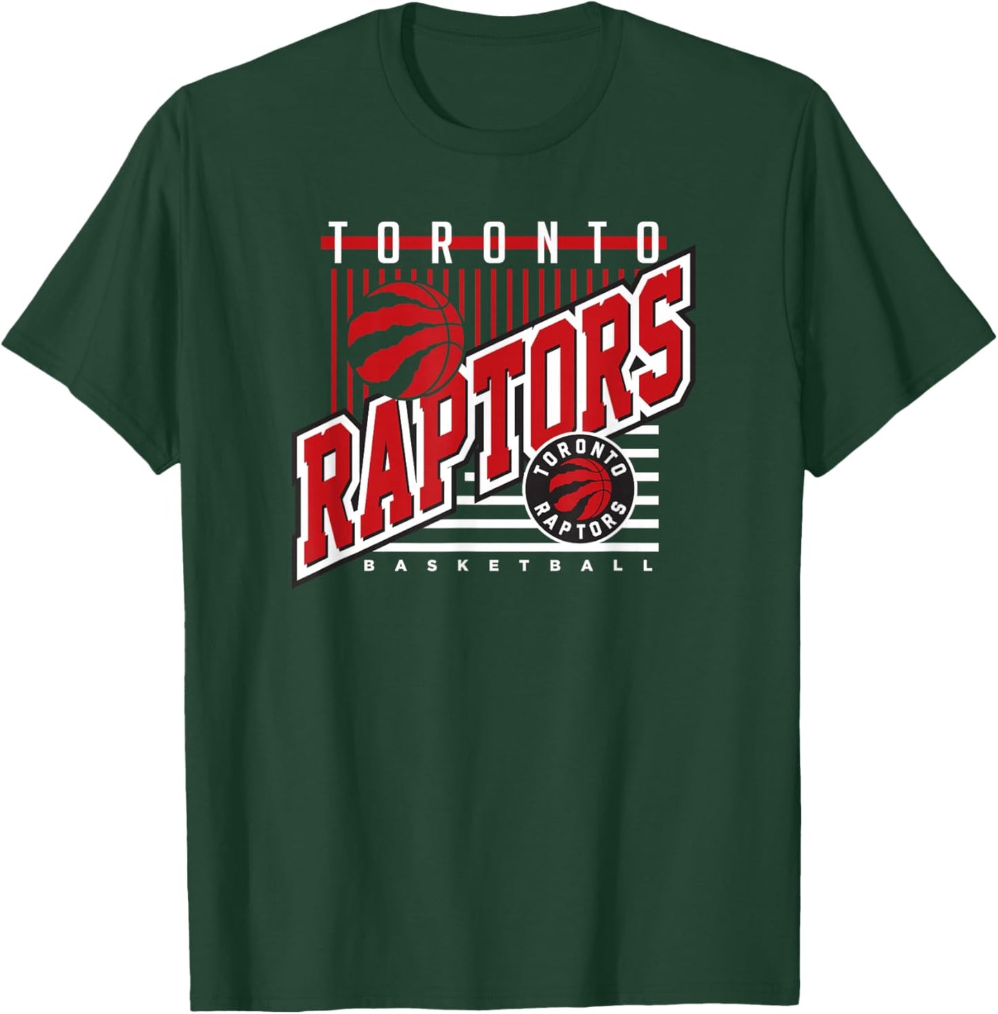 Toronto Raptors NBA Rise Above , -Adults, Black, Small, Short Sleeve T-Shirt - T-Shirt | Forest