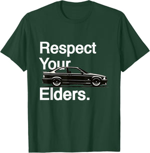 Respect Your Elders Vintage Euro E36 T-Shirt - T-Shirt | Forest