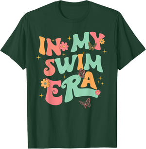 Retro In My Swim Era Swimming Swimmers Women Men Kids T-Shirt - T-Shirt | Forest