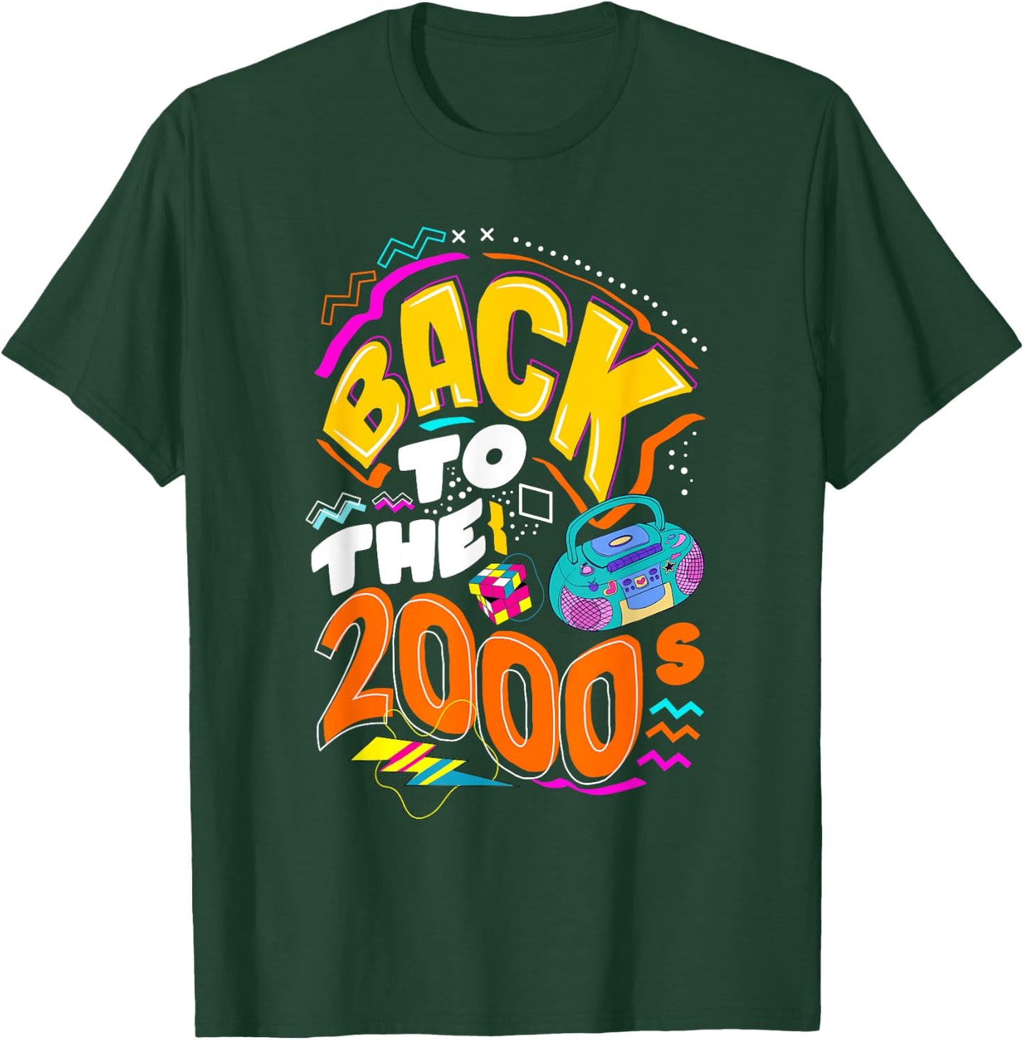 Back to the 2000's vintage two-thousands retro 00s T-Shirt - T-Shirt | Forest