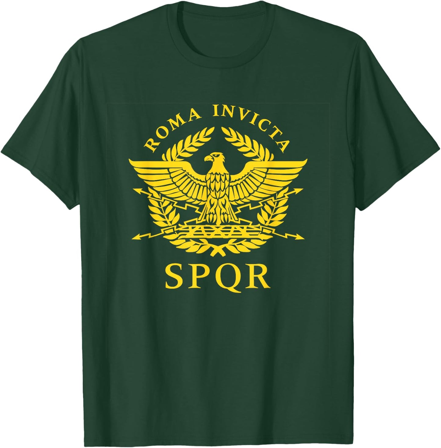 Roma Invicta SPQR Roman Eagle T-Shirt - T-Shirt | Forest