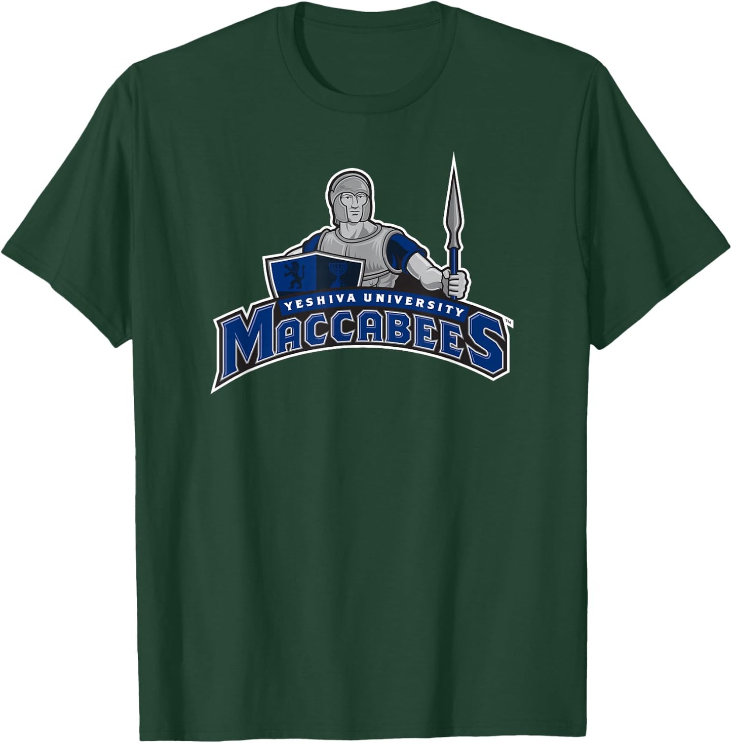 Yeshiva University Maccabees Logo T-Shirt - T-Shirt | Forest