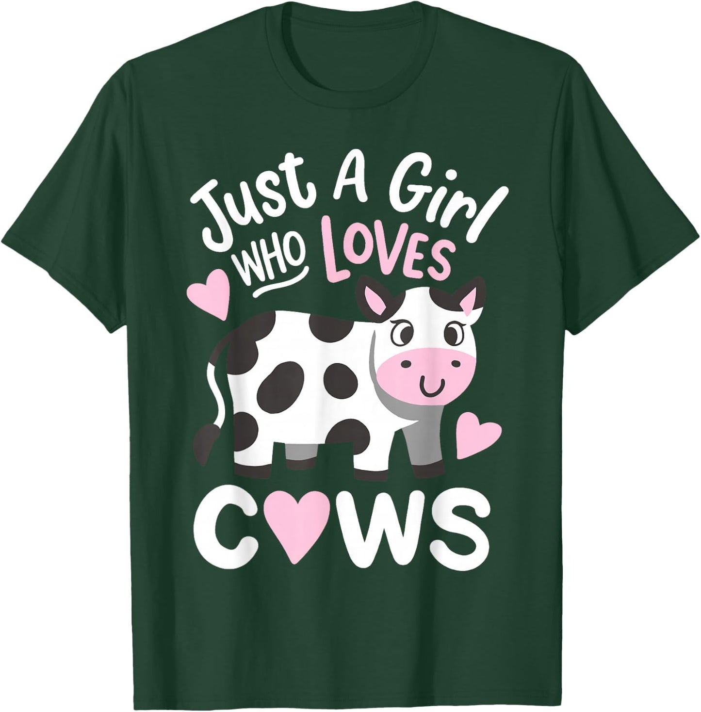 Cow Just a Girl Who Loves Cows T-Shirt - T-Shirt | Forest