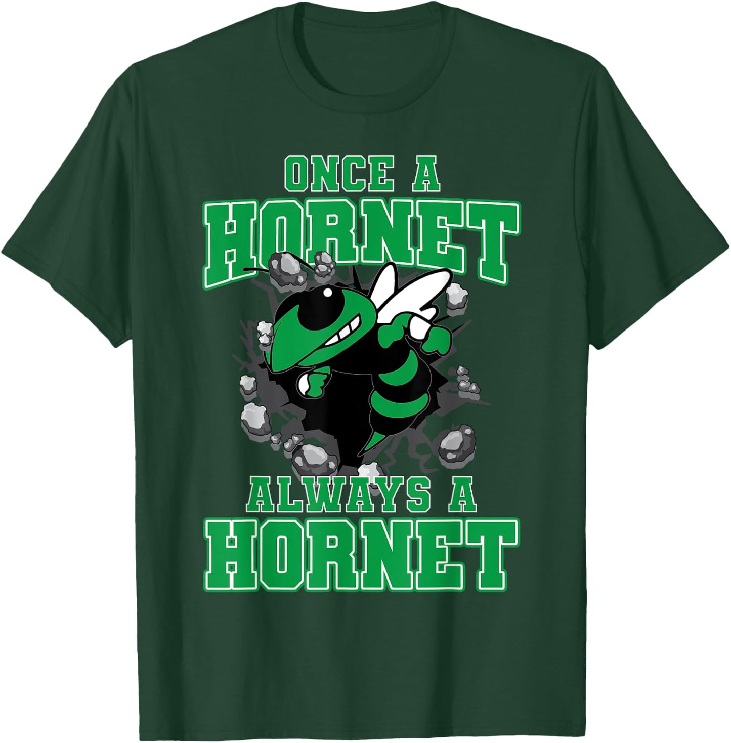 Once A Hornet Always A Hornet Back To School Spirit G T-Shirt - T-Shirt | Forest
