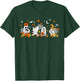 Cute Ghost Drinking Coffee Halloween Fall Ghost Book Reading T-Shirt - T-Shirt | Forest