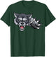 Wolf Cartoon Sports Wolves Team Mascot Holding Hockey Puck T-Shirt - T-Shirt | Forest