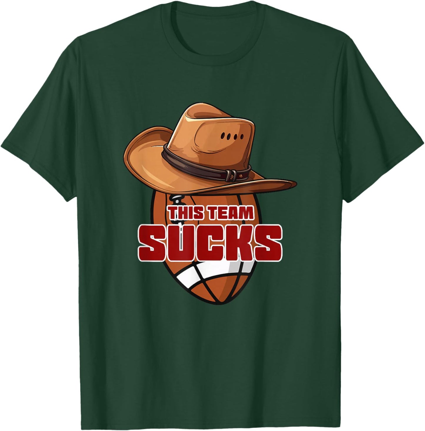 I Support Two Teams, Washington, Dallas, Funny Football T-Shirt - T-Shirt | Forest