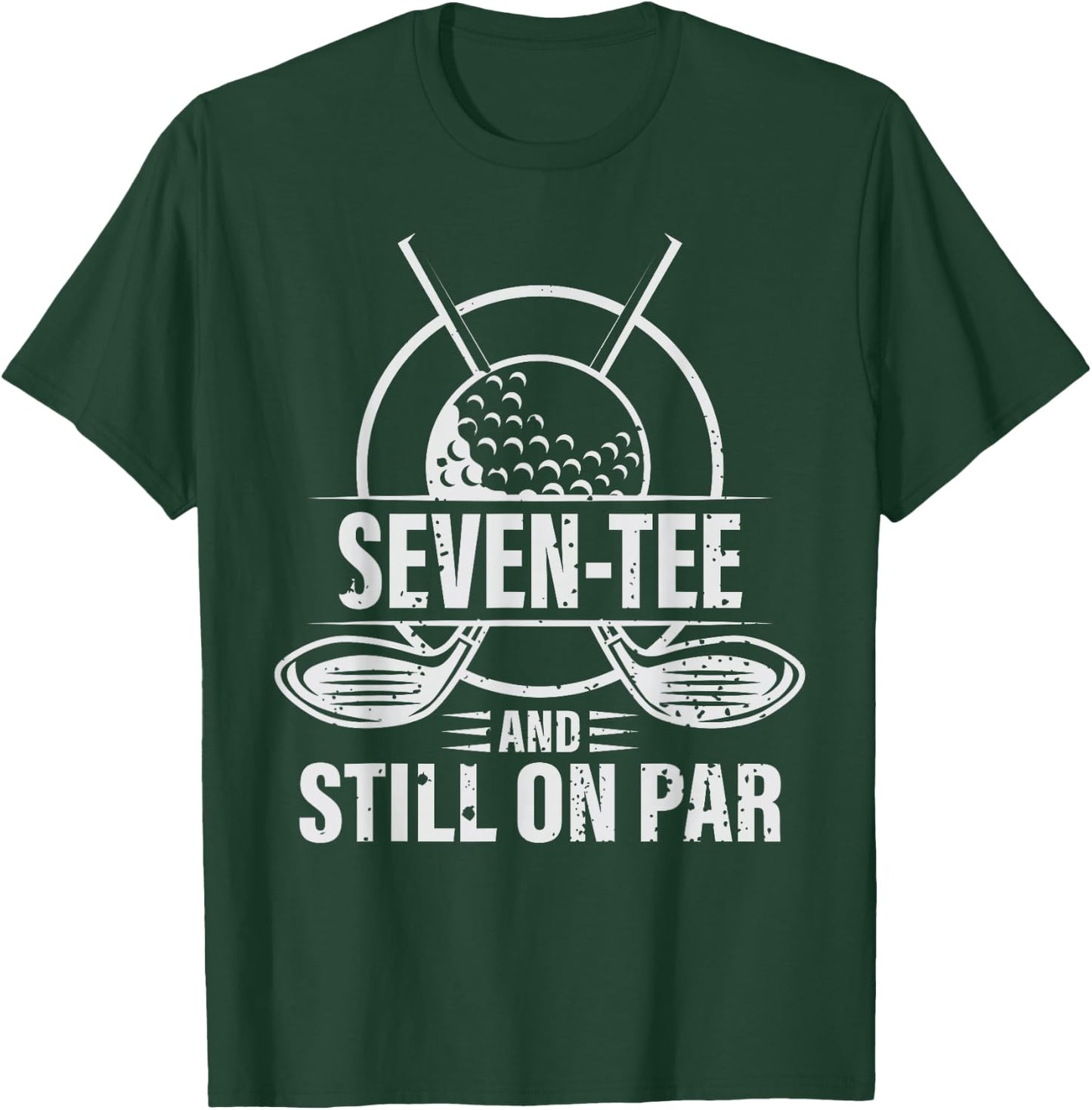 Funny 70th Birthday Golf Pun Golfing 70 Year Old Golfer T-Shirt - T-Shirt | Forest
