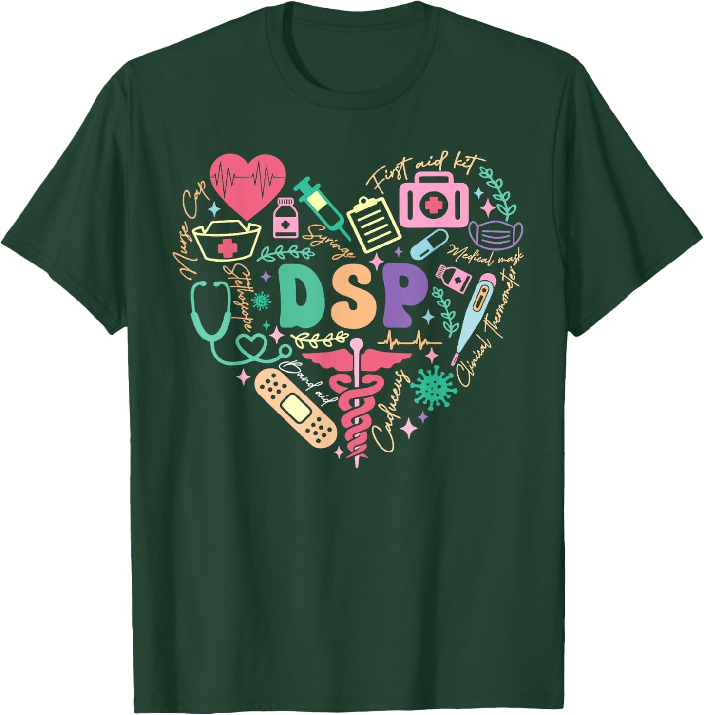Cute DSP Day Shirt Heart Appreciation Day Gift T-Shirt - T-Shirt | Forest