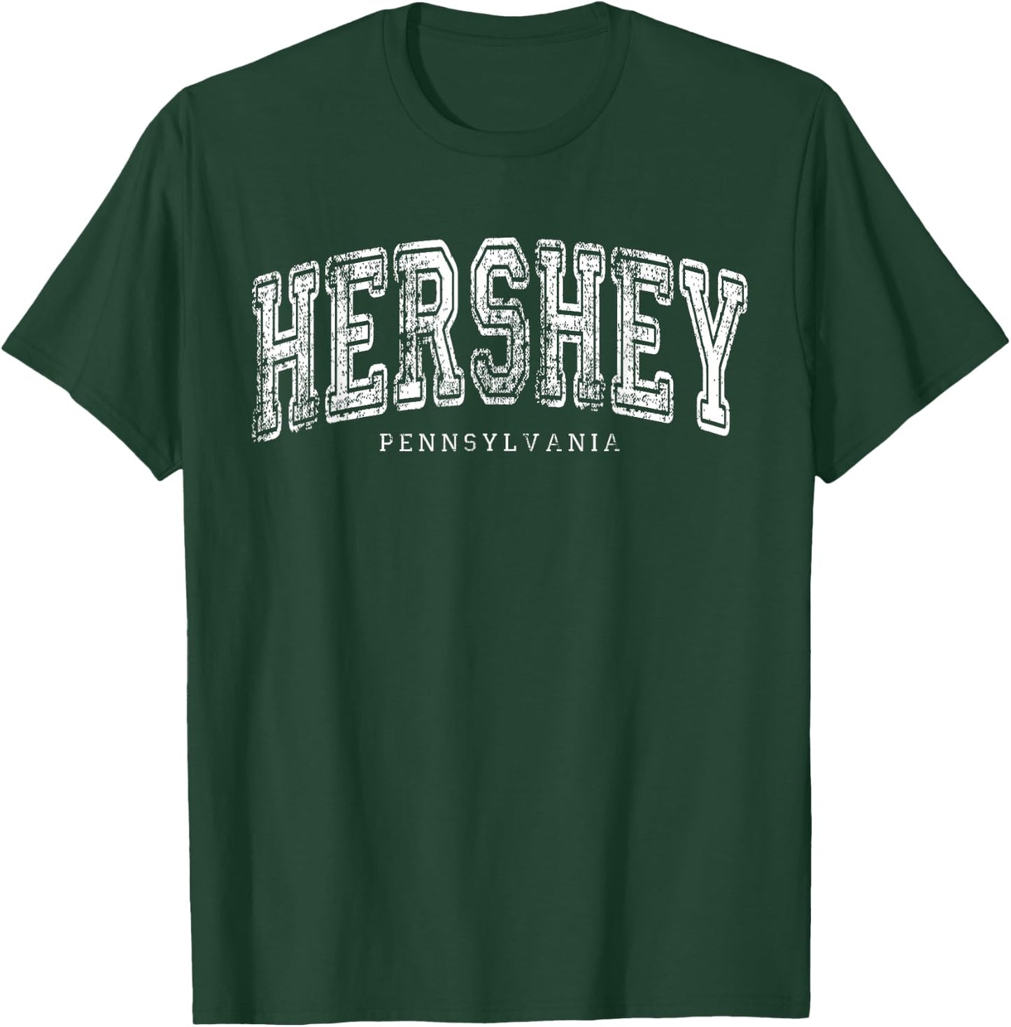 Hershey Pennsylvania Vintage Retro US City State Travel T-Shirt - T-Shirt | Forest