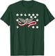 Whiskey Rebellion Distressed Flag American Reenactor T-Shirt - T-Shirt | Forest