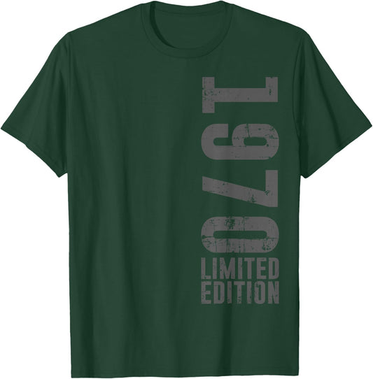 Birthday design limited edition and vintage, born in 1970 T-Shirt - T-Shirt | Forest