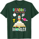 Reading is Out of This World Spaceship Astronaut Back School T-Shirt - T-Shirt | Forest
