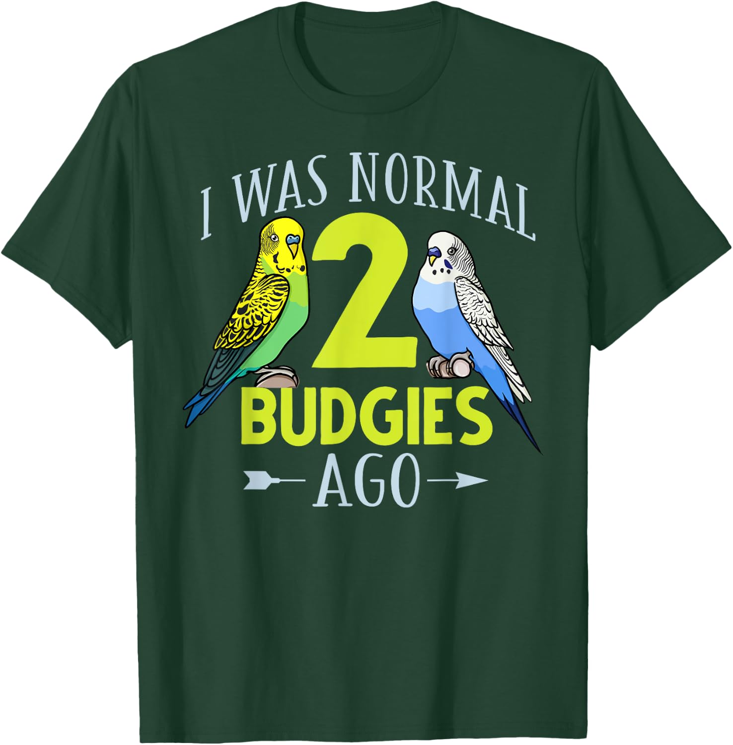 Budgie Bird Budgerigar Parakeet Cage T-Shirt - T-Shirt | Forest