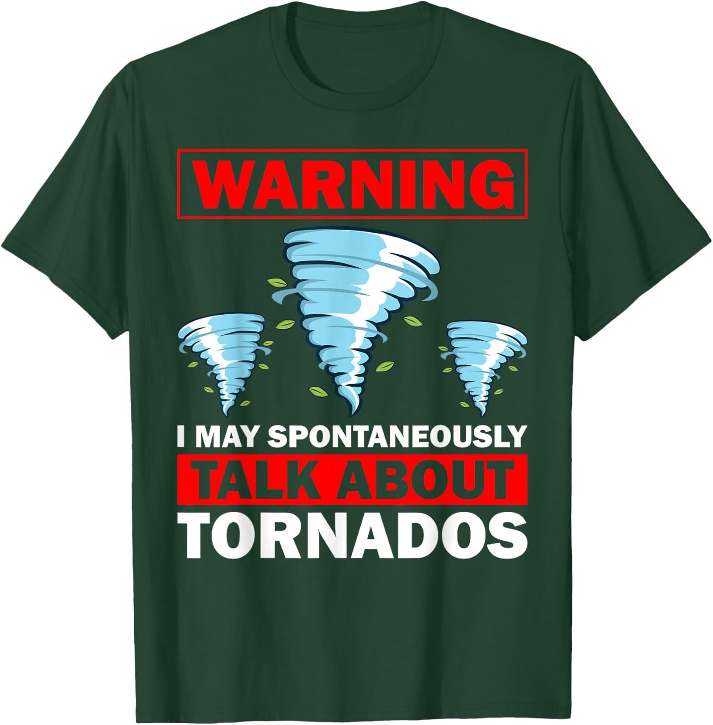 Funny Tornado Design Women Meteorology Storm Lovers T-Shirt - T-Shirt | Forest