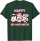 Happy Summerween Summer Halloween Ghost Men Women Kids T-Shirt - T-Shirt | Forest