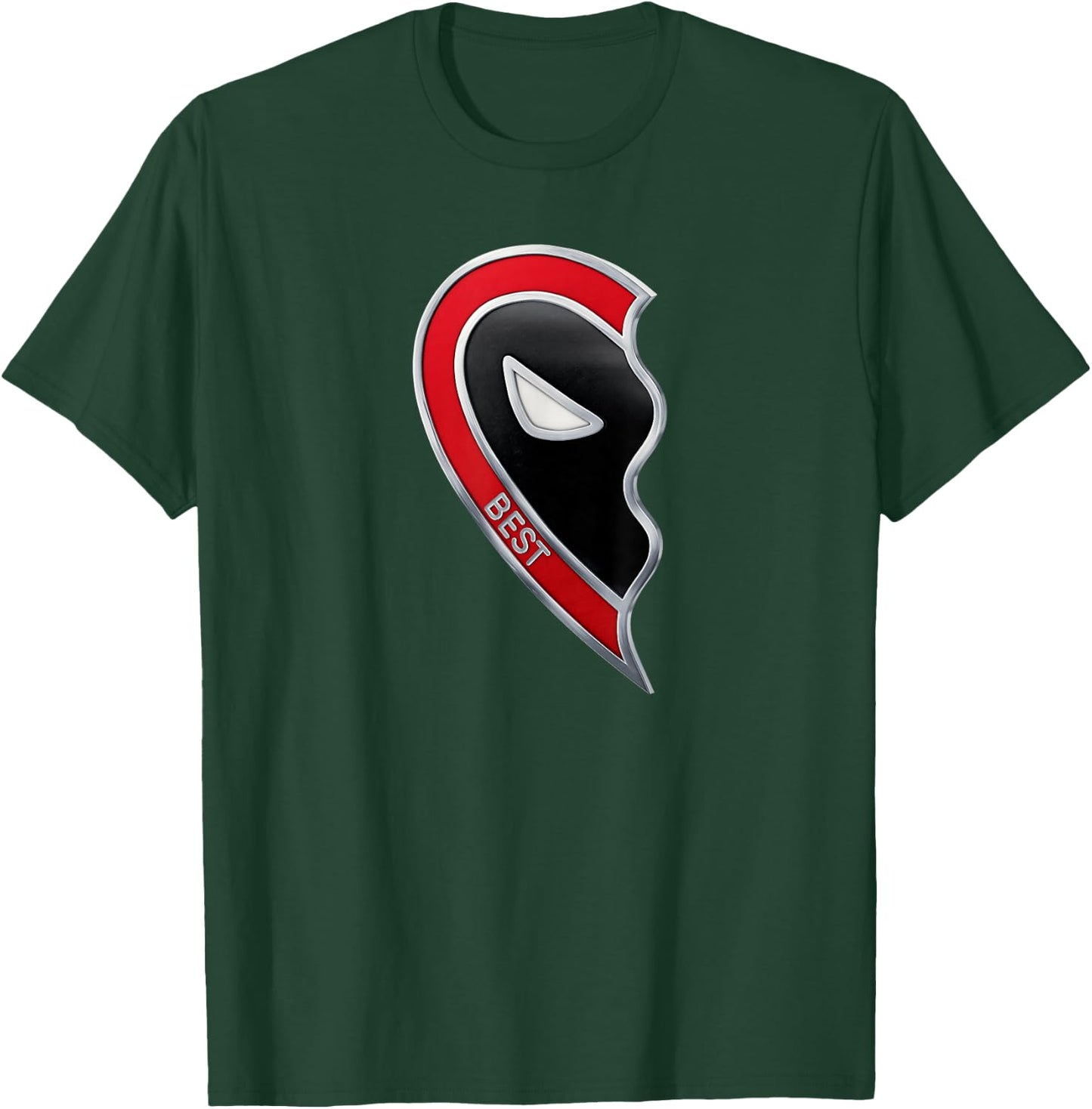 Marvel Studios Deadpool & Wolverine Best Friends Heart Left T-Shirt - T-Shirt | Forest