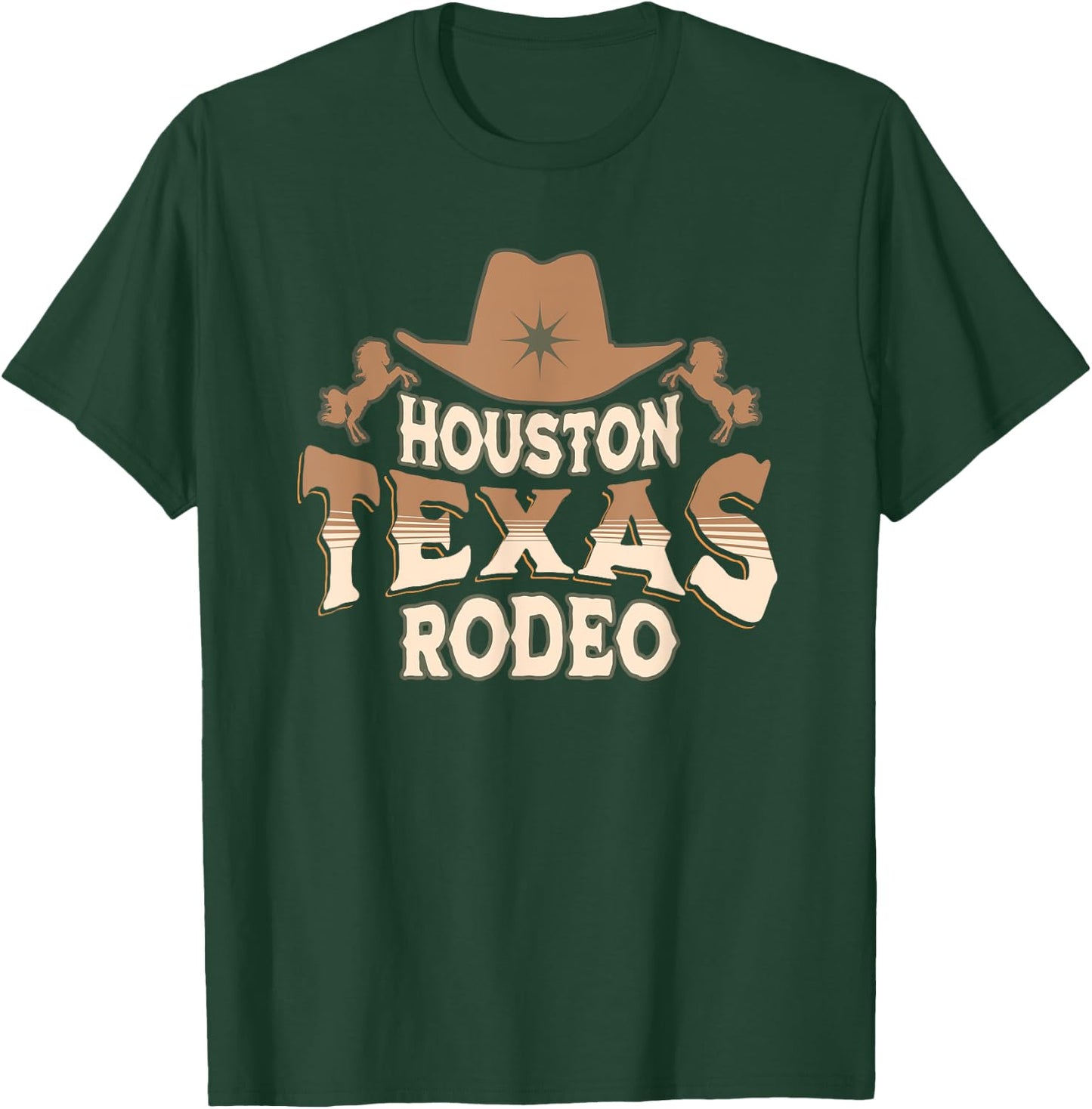 Houston Texas Livestock Show and Rodeo T-Shirt - T-Shirt | Forest