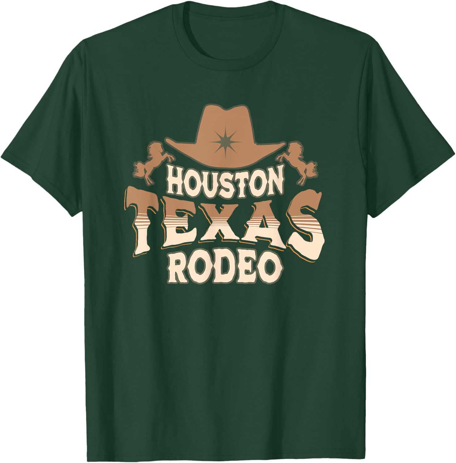Houston Texas Livestock Show and Rodeo T-Shirt - T-Shirt | Forest