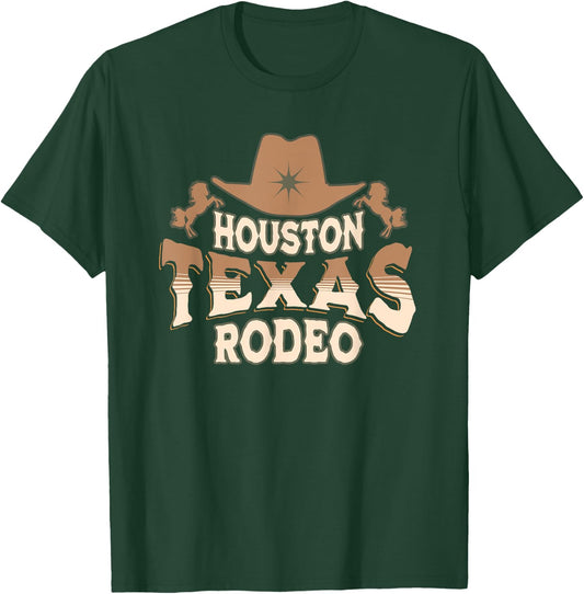 Houston Texas Livestock Show and Rodeo T-Shirt - T-Shirt | Forest