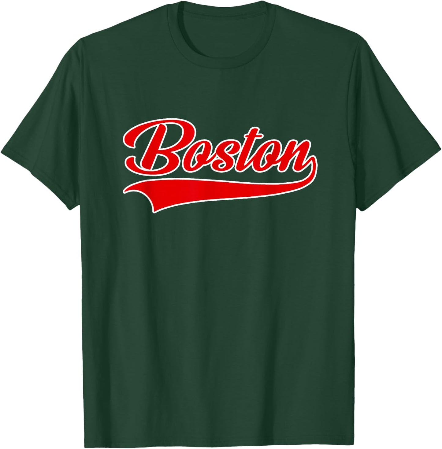 Boston - Hometown Pride - Throwback Design - Classic T-Shirt - T-Shirt | Forest