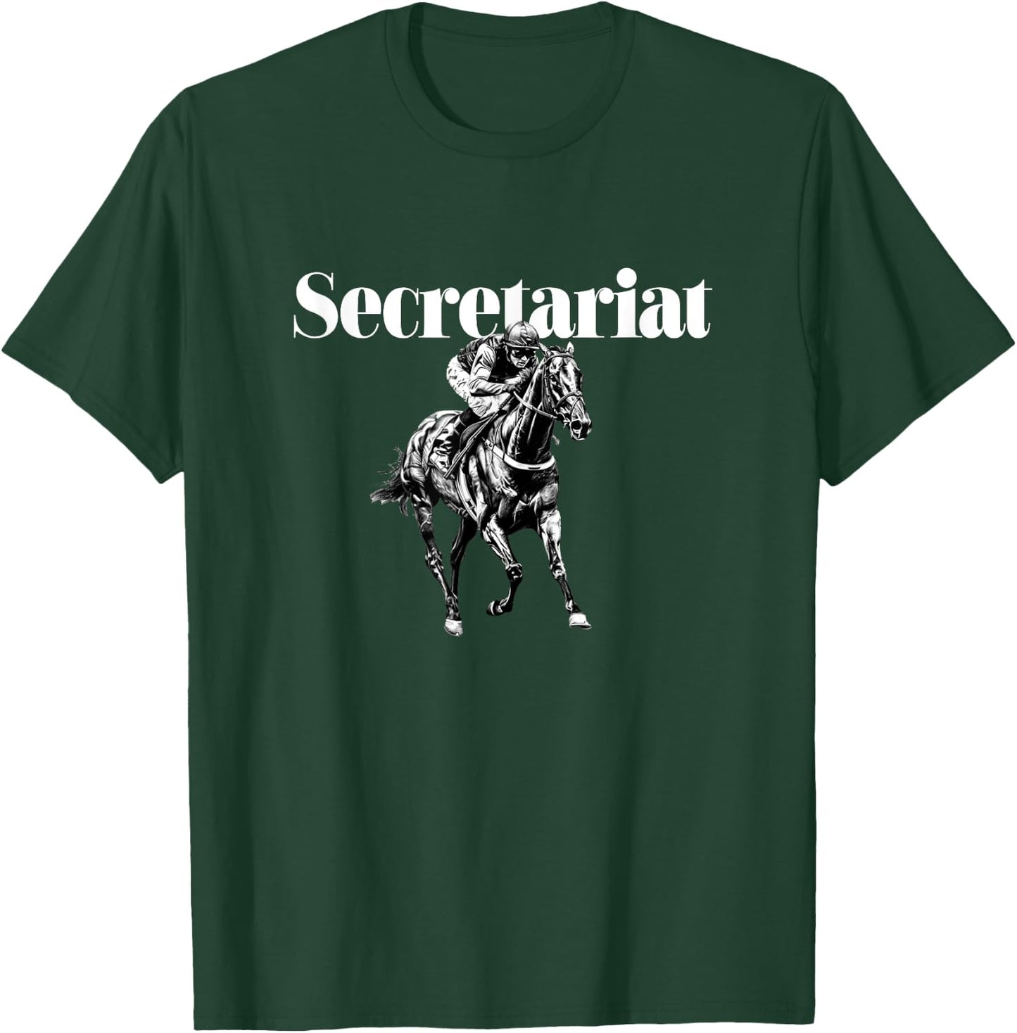 Secretariat Horse Racing Funny T-Shirt - T-Shirt | Forest