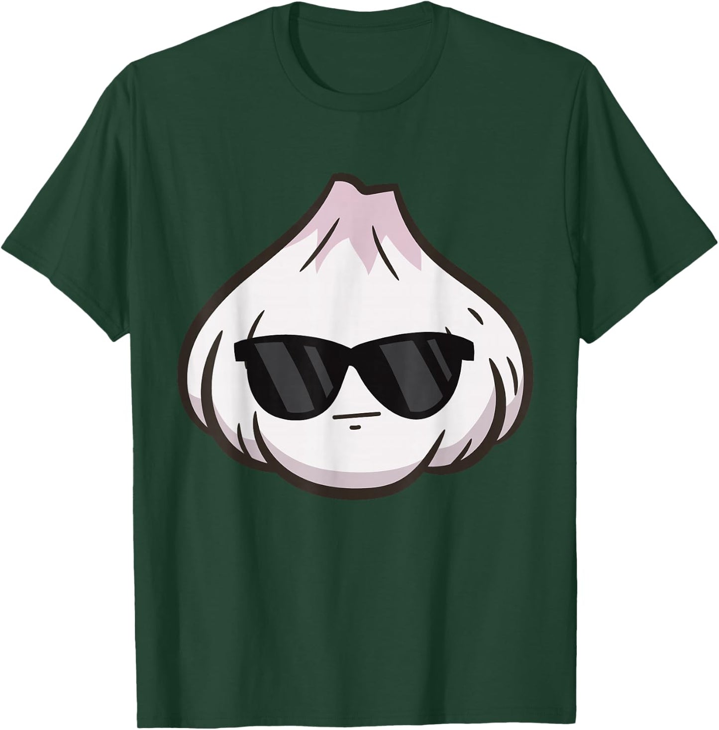Garlic With Sunglasses Cool Garlic Clove T-Shirt - T-Shirt | Forest