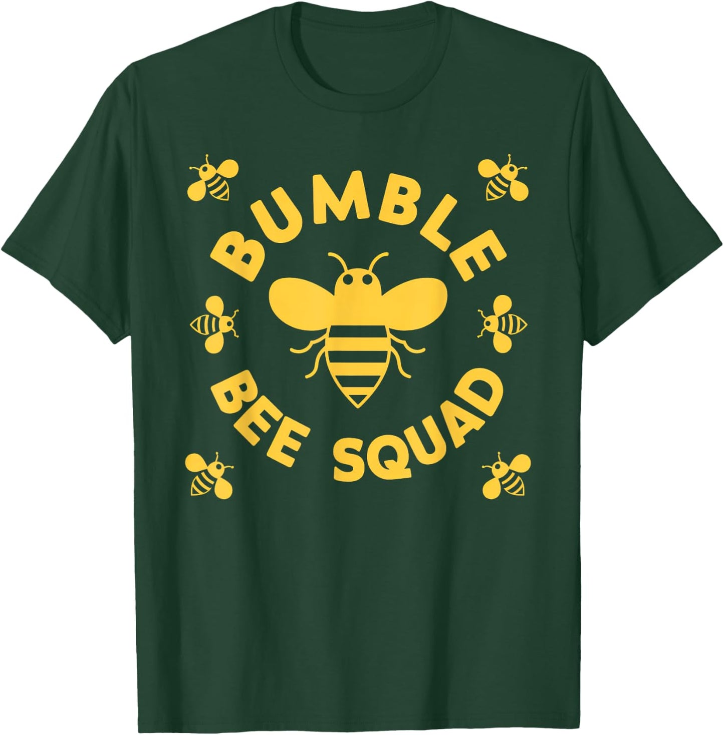 Bumble Bee Squad Bumblebee Team Family Friends T-Shirt - T-Shirt | Forest