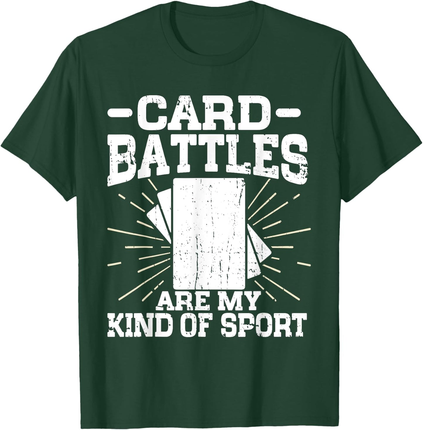 Card Battles are my kind of Sport Trading Card T-Shirt - T-Shirt | Forest
