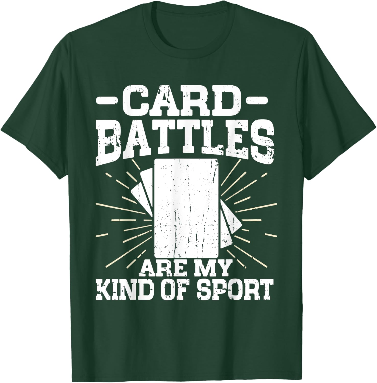 Card Battles are my kind of Sport Trading Card T-Shirt - T-Shirt | Forest