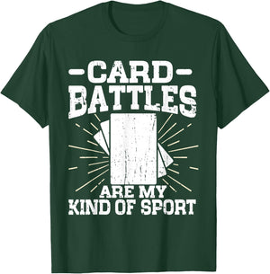 Card Battles are my kind of Sport Trading Card T-Shirt - T-Shirt | Forest