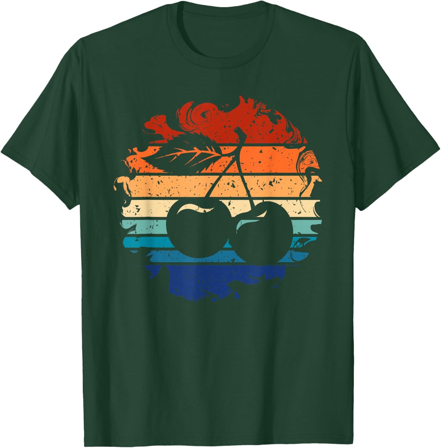 Cherry Retro Cherries Vintage 80s Style T-Shirt - T-Shirt | Forest