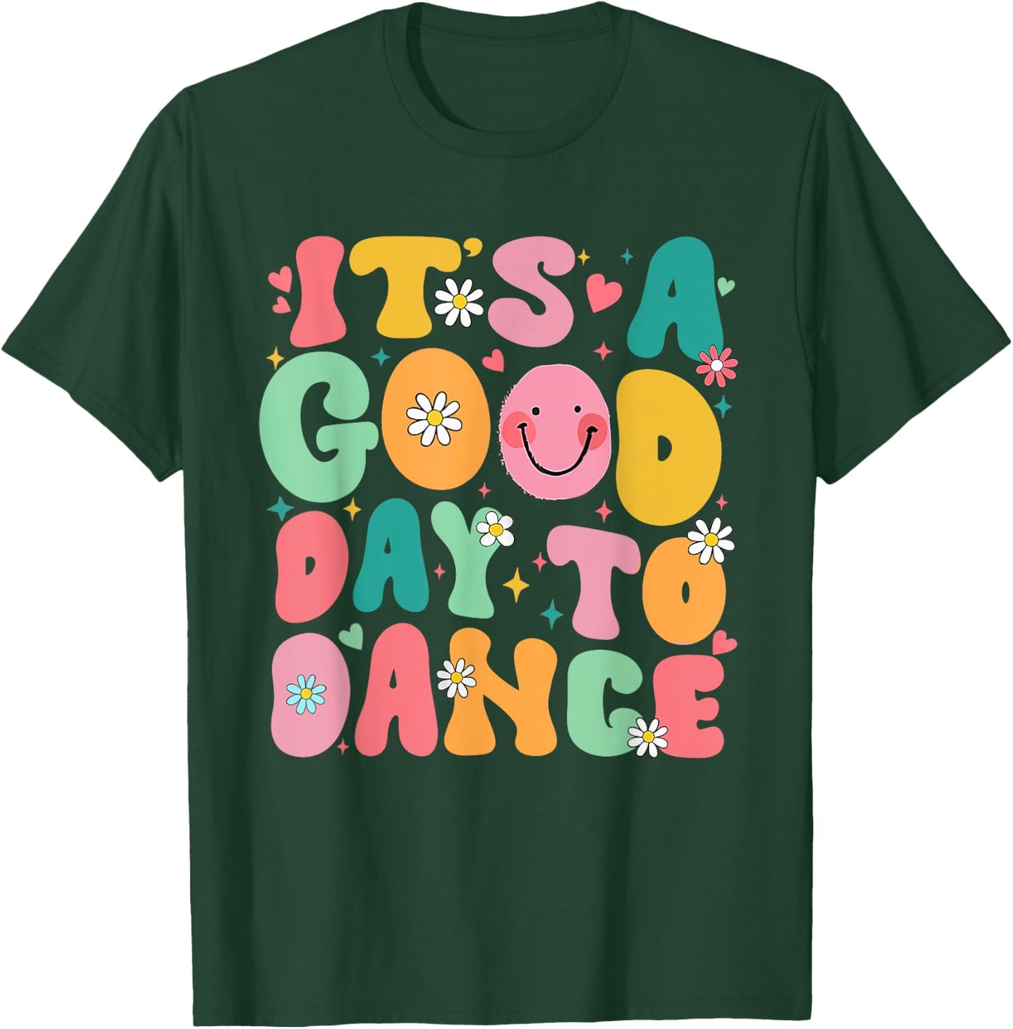 Groovy Its A Good Day To Dance Funny Dance Teacher - Black, Women's, Small, Short Sleeve, , 100% Cotton, Printed T-Shirt - T-Shirt | Forest