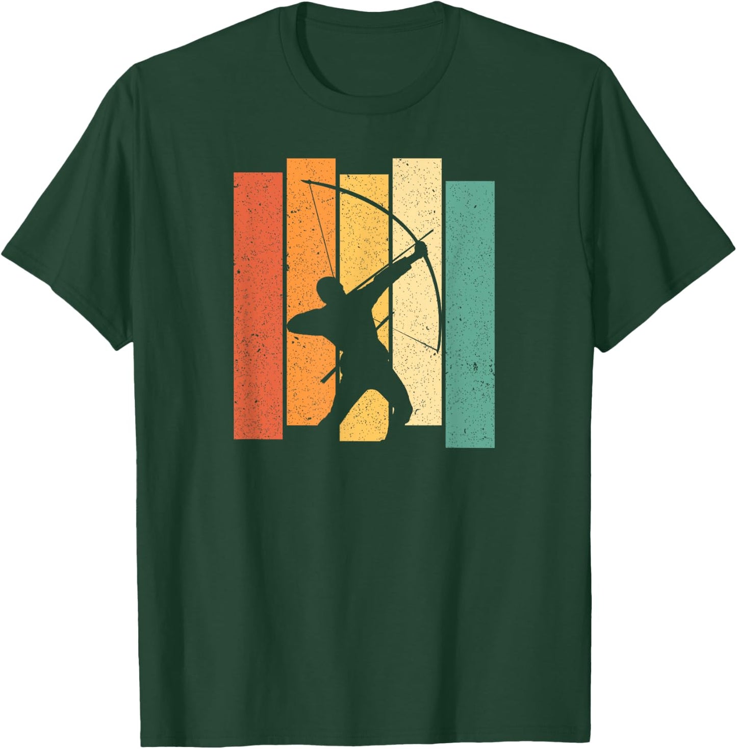 Retro Archery Design for Archer Men T-Shirt - T-Shirt | Forest