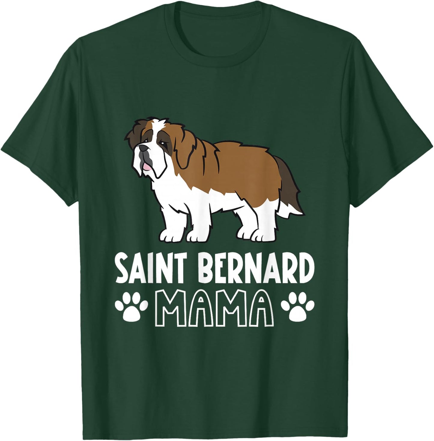 Saint Bernard Mama T-Shirt - T-Shirt | Forest