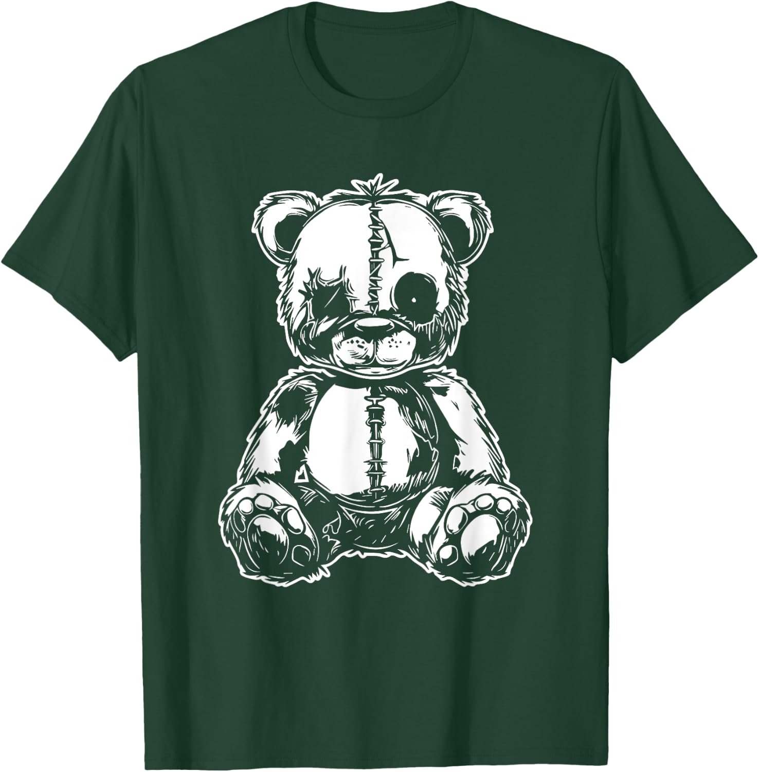 Horror Teddy Bear T-Shirt - T-Shirt | Forest