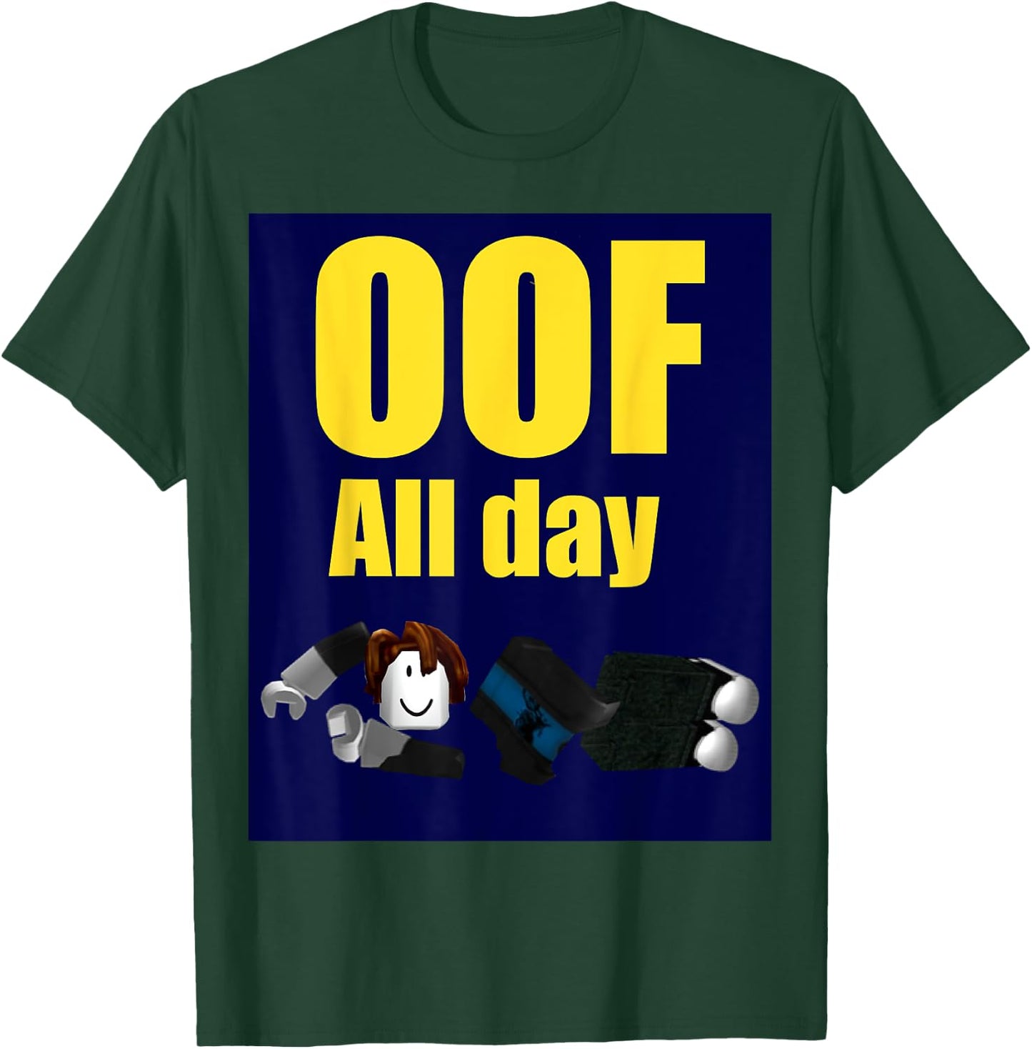 Bacon hair boy Oof all day design for pc vr & video gamers T-Shirt - T-Shirt | Forest
